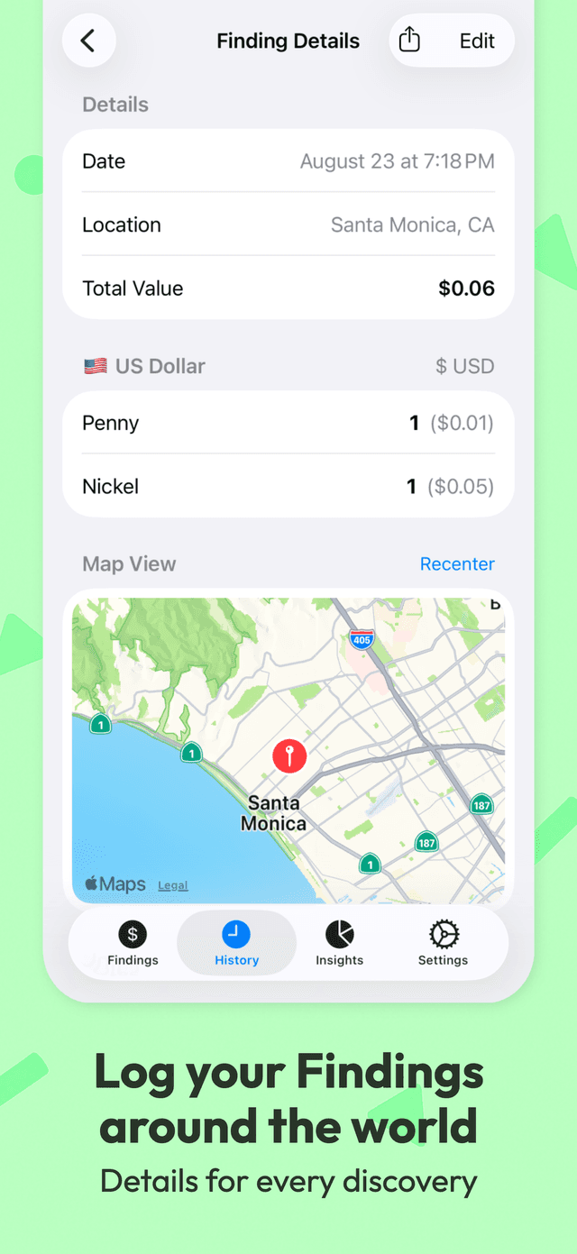 Finding details with location and map view